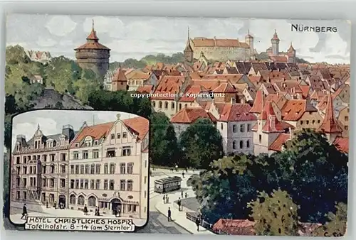 Nuernberg Hotel Christliches Hospiz * 1910