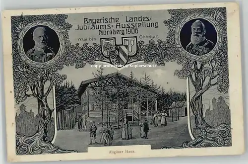 Nuernberg Nuernberg Bayerische Jubilaeums-Landes-Ausstellung x 1906 / Nuernberg /Nuernberg Stadtkreis