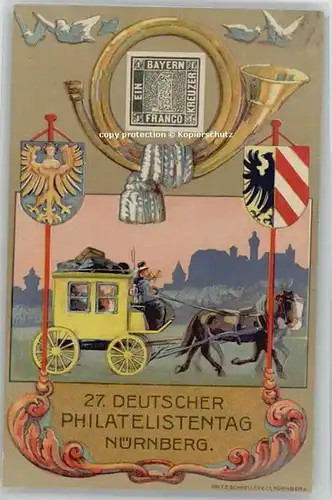 Nuernberg Philatelistentag x 1921