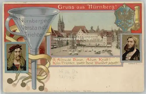 Nuernberg Albrecht Duerer Adam Kraft x 1911