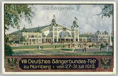 Nuernberg Saengerbundesfest x 1912