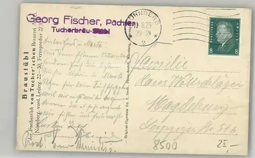 Nuernberg Braustuebl x 1929