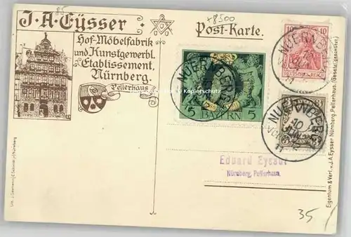 Nuernberg Nuernberg Martin Behaim Pellerhaus x 1911 / Nuernberg /Nuernberg Stadtkreis