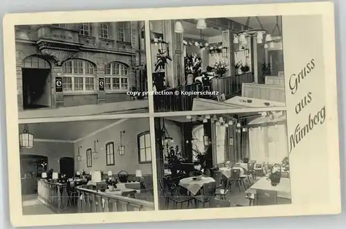 Nuernberg Cafe Restaurant Der fliegende Hollaender x 1930