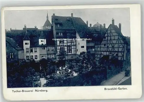 Nuernberg Tucher-Brauerei x 1912