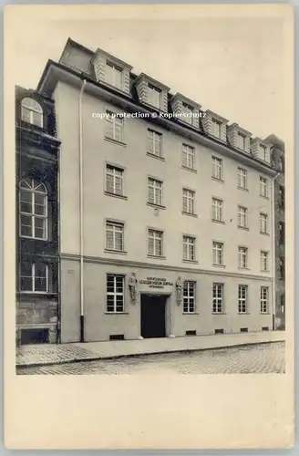 Nuernberg Nuernberg Gesellenhaus Zentral * 1930 / Nuernberg /Nuernberg Stadtkreis