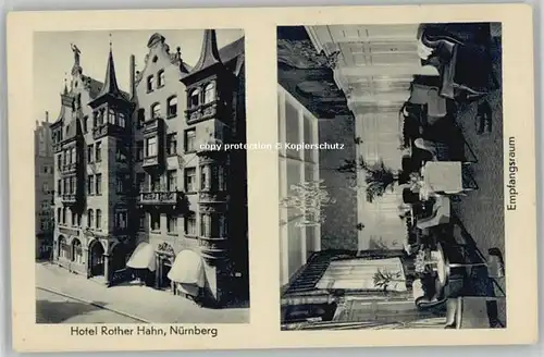 Nuernberg Hotel Rother Hahn * 1930