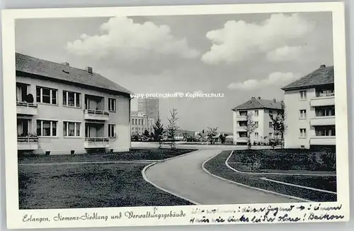 Erlangen Siemens-Siedlung Verwaltungsgebaeude * 1954