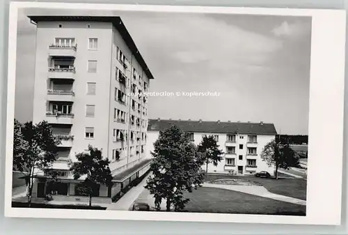 Erlangen Erlangen Hochhaus Siemens-Siedlung * 1955 / Erlangen /Erlangen Stadtkreis