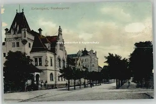 Erlangen Erlangen Nuernbergerstrasse * 1908 / Erlangen /Erlangen Stadtkreis
