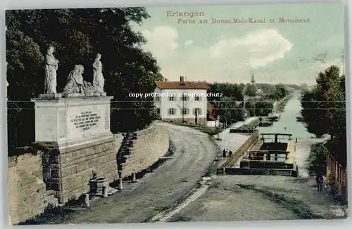 Erlangen Erlangen Donau-Main-Kanal * 1910 / Erlangen /Erlangen Stadtkreis