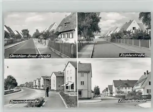 Erlangen Erlangen Buckenhofer Siedlung ungelaufen ca. 1955 / Erlangen /Erlangen Stadtkreis