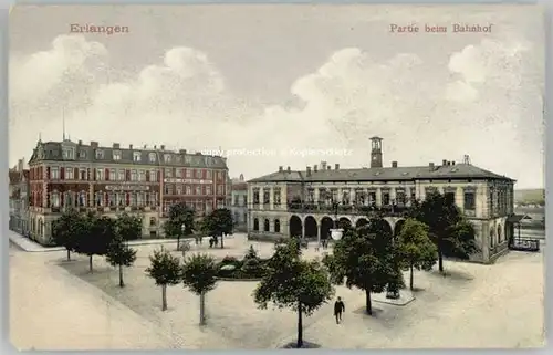 Erlangen Bahnhof o 1907