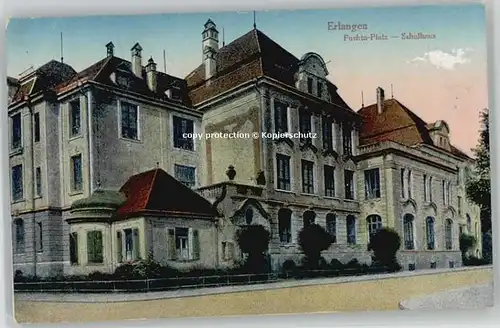 Erlangen Fuchta Platz Feldpost x 1914