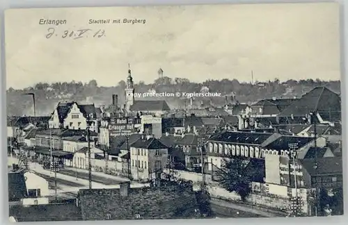 Erlangen Burgberg x 1913