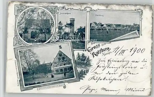 Erlangen Ratsberg Pension Gasthaus Stahl x 1900