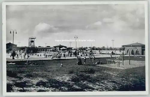 Erlangen Erlangen Roethelheim Bad ungelaufen ca. 1955 / Erlangen /Erlangen Stadtkreis