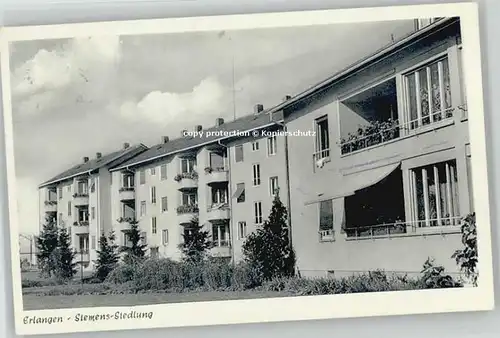 Erlangen Siemens Siedlung  x 1958