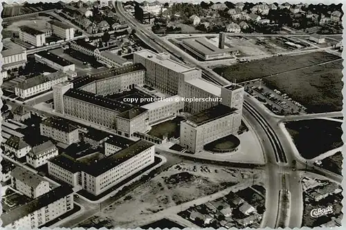 Erlangen Erlangen Fliegeraufnahme ungelaufen ca. 1955 / Erlangen /Erlangen Stadtkreis