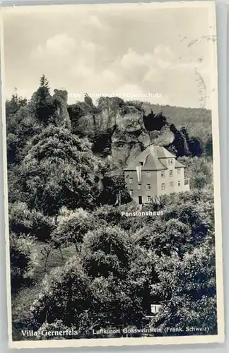 Goessweinstein Villa Gernerfels x 1940