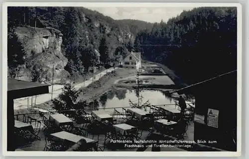 Pottenstein Oberfranken Pottenstein Teufelshoehle * / Pottenstein /Bayreuth LKR