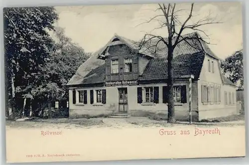 Bayreuth Rollwenzel Restaurant *