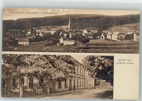 Bischofsgruen Gasthof zum goldenen Loewen x 1925
