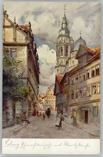 Coburg Moritz Kirche  Kuenstlerkarte * 1920