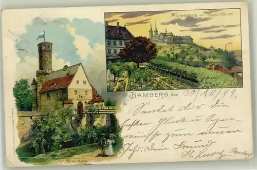 Bamberg Altenburg Michaelsberg x 1899