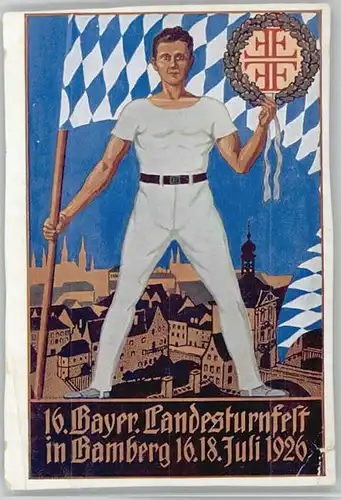 Bamberg Bamberg Landesturnfest * 1926 / Bamberg /Bamberg LKR