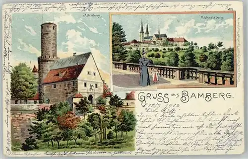 Bamberg Altenburg Michaelsberg x 1902