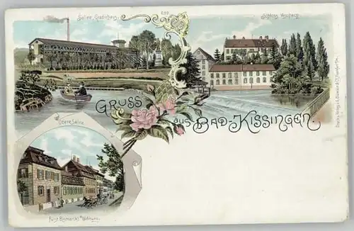 Bad Kissingen Saline Gradierwerk Bismarcks Wohnung *