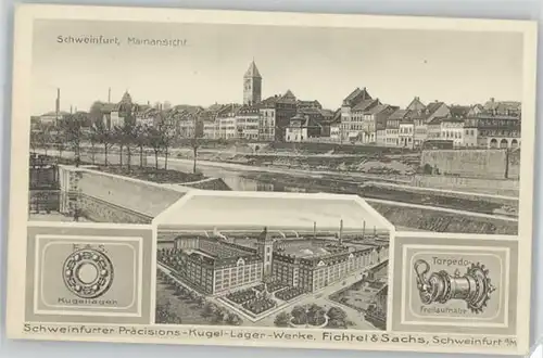 Schweinfurt Praezisionskugellagerwerke Fichtel & Sachs *