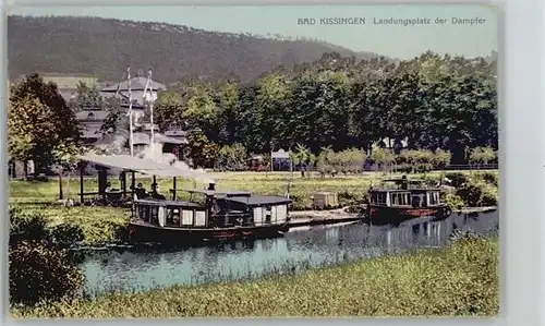 Bad Kissingen Landungsplatz Dampfschiff *