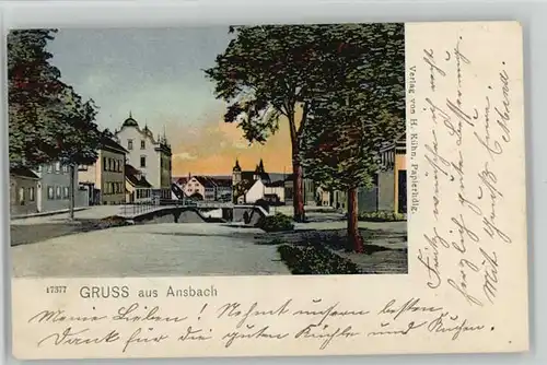 we14823 Ansbach Mittelfranken Ansbach  x Kategorie. Ansbach Alte Ansichtskarten
