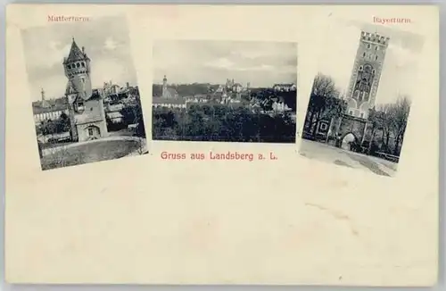 Landsberg Lech Bayerturm Mutterturm x