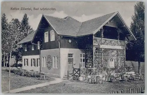 Bad Woerishofen Bad Woerishofen Cafe Zillertal o 1890-1920 / Bad Woerishofen /Unterallgaeu LKR