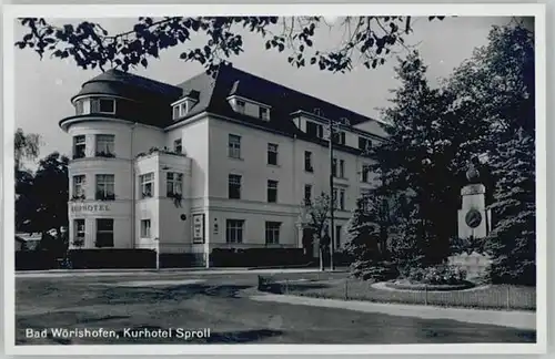 Bad Woerishofen Kurhotel Sproll o 1921-1965