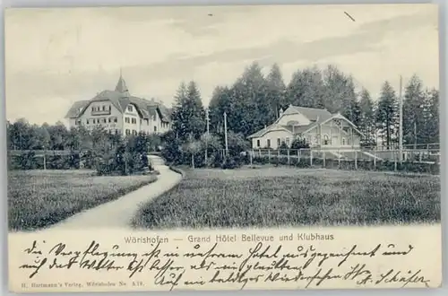 Bad Woerishofen Hotel Bellevue Clubhaus x 1909