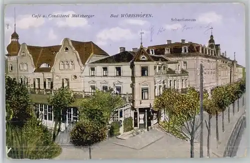 Bad Woerishofen Cafe Konditorei Sebastianeum x 1929