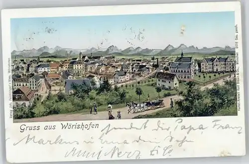 Bad Woerishofen Bad Woerishofen Kuenstlerkarte x 1890-1920 / Bad Woerishofen /Unterallgaeu LKR