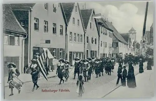 Rothenburg Tauber Rothenburger Faehnlein *
