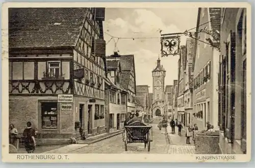 Rothenburg Tauber Klingenstrasse x