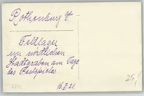 Rothenburg Tauber  o 1921
