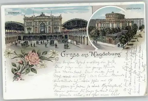 Magdeburg Magdeburg Bahnhof Stadttheater x / Magdeburg /Magdeburg Stadtkreis