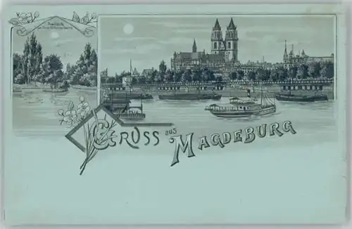 Magdeburg Magdeburg Friedrich Wilhelm Garten x / Magdeburg /Magdeburg Stadtkreis