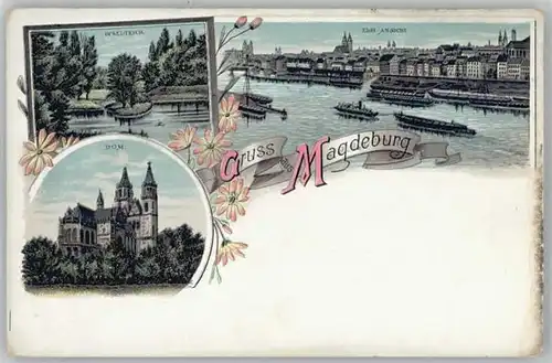 Magdeburg Magdeburg Inselteich Dom * / Magdeburg /Magdeburg Stadtkreis