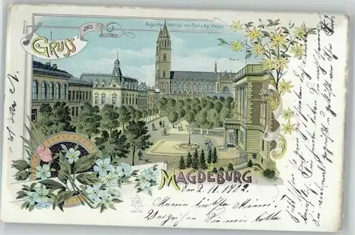 Magdeburg Magdeburg Augusta Strasse Dom Palais x / Magdeburg /Magdeburg Stadtkreis