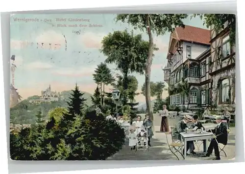 we46440 Wernigerode Harz Hotel Lindenberg x Kategorie. Wernigerode Alte Ansichtskarten
