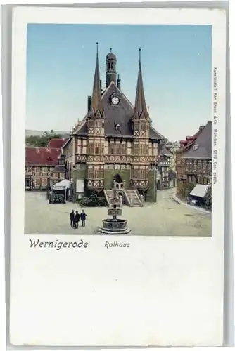 we46443 Wernigerode Harz  * Kategorie. Wernigerode Alte Ansichtskarten